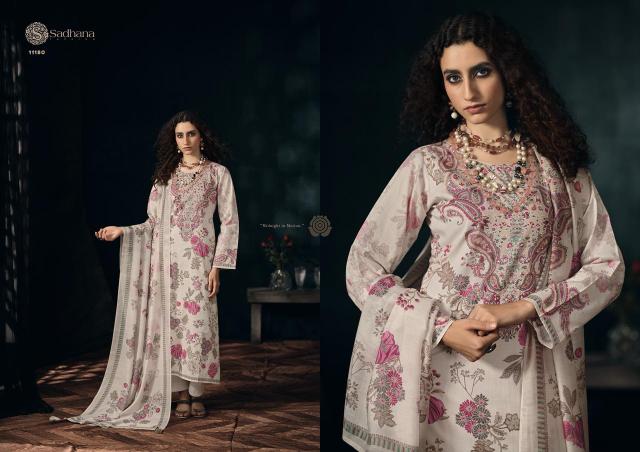 Sadhana fashion gulzar ikkat dress material wholesale cost in chennai